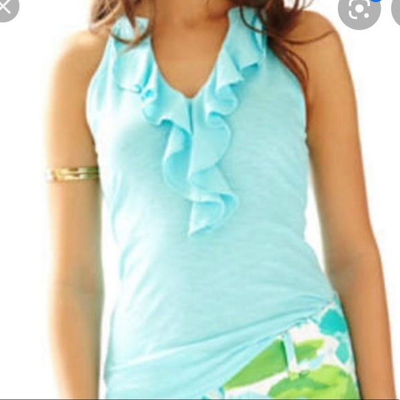 Lilly Pulitzer ruffle tank - Picture 1 of 5